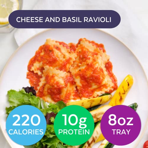HMR Pasta Classics Entree Bundle 1 ea Penne Pasta wMeatballs 1 ea Rotini Chicken Alfredo 2 ea Cheese  Basil Ravioli and 2 ea Creamy Mac  Cheese 78 oz 6 Ready to Eat Meals - Image 5