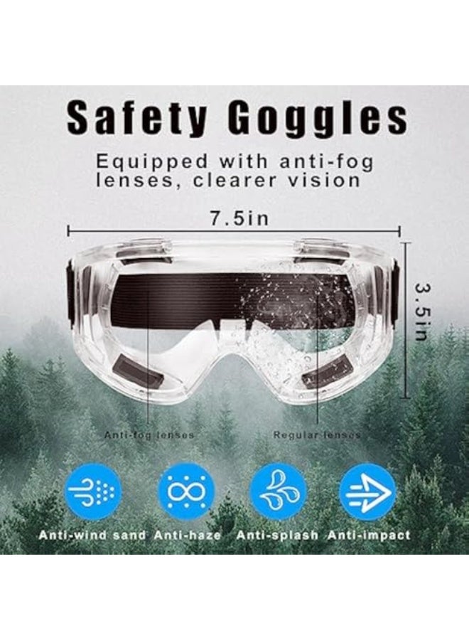 Respirator Mask, Reusable Respirator, Half Face Cover Mask with Safety Glass for Painting, Organic Vapor, Welding, Polishing, Woodworking and Other Protection - Image 5