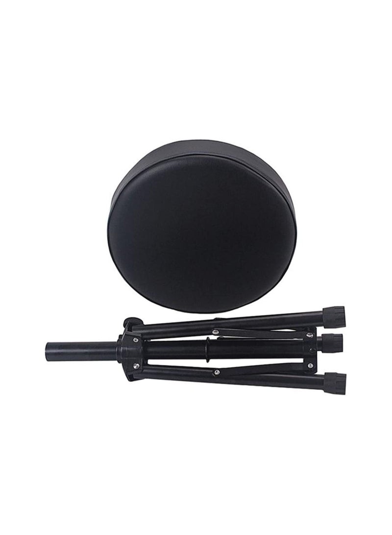 ميغاريا كرسي البيانو الإلكتروني 1 قطعة مقعد طبل قابل للتعديل من المعدن القابل للطي كرسي لطبل المريخ أداة البيانو ، كرسي خلع الملابس - Image 3