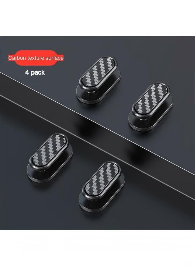 🚗 مجموعة 4 خطافات سيارة مخفية متعددة الاستخدامات｜تعليق خلف المقعد وتخزين الأسلاك｜لاصق قوي بدون آثار｜للسيارة والمطبخ وغرفة النوم وغرفة المعيشة - Image 1