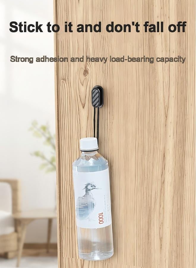 🚗 مجموعة 4 خطافات سيارة مخفية متعددة الاستخدامات｜تعليق خلف المقعد وتخزين الأسلاك｜لاصق قوي بدون آثار｜للسيارة والمطبخ وغرفة النوم وغرفة المعيشة - Image 4