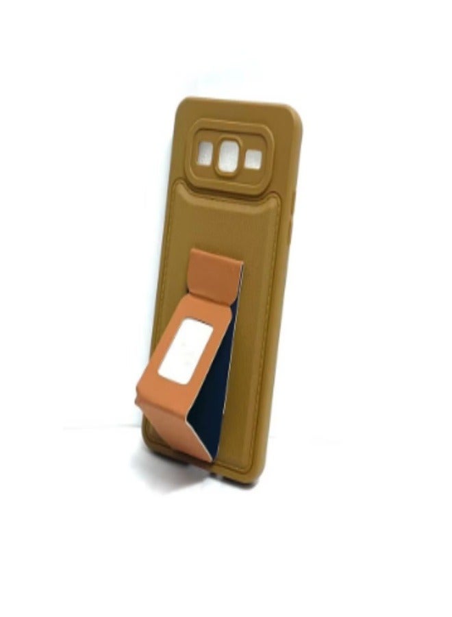 Leather Premium Back Cover For Samsung G530 With kickstand