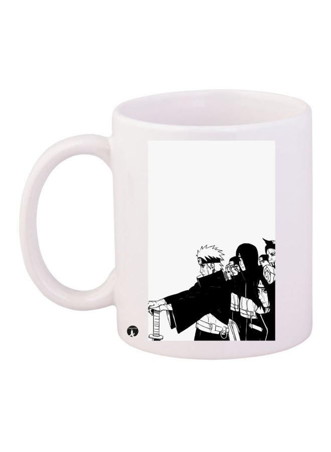 Printed Coffee Mug White/Black