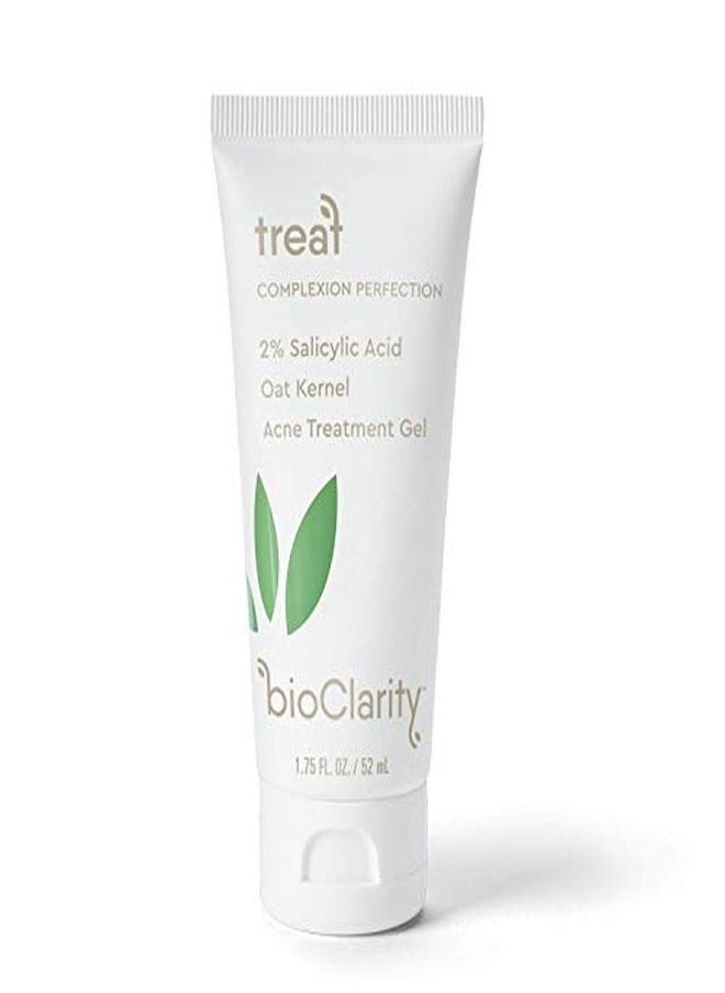 BioClarity - جيل علاج حب الشباب | 2% حمض الساليسيليك + دقيق الشوفان المرطب | 100% نباتي، مكونات نظيفة | 1.75 أونصة سائلة. - Image 1