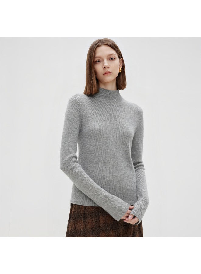Fapai Skin-friendly, Warm, Easy-care, Versatile, Fashionable Basic Wool Sweater - Image 3