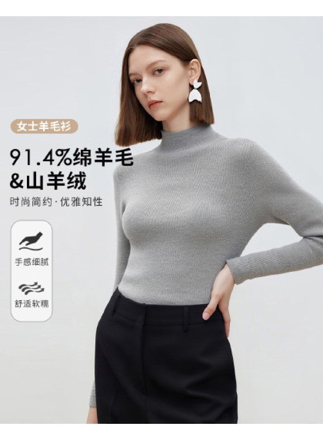 Fapai Skin-friendly, Warm, Easy-care, Versatile, Fashionable Basic Wool Sweater - Image 1