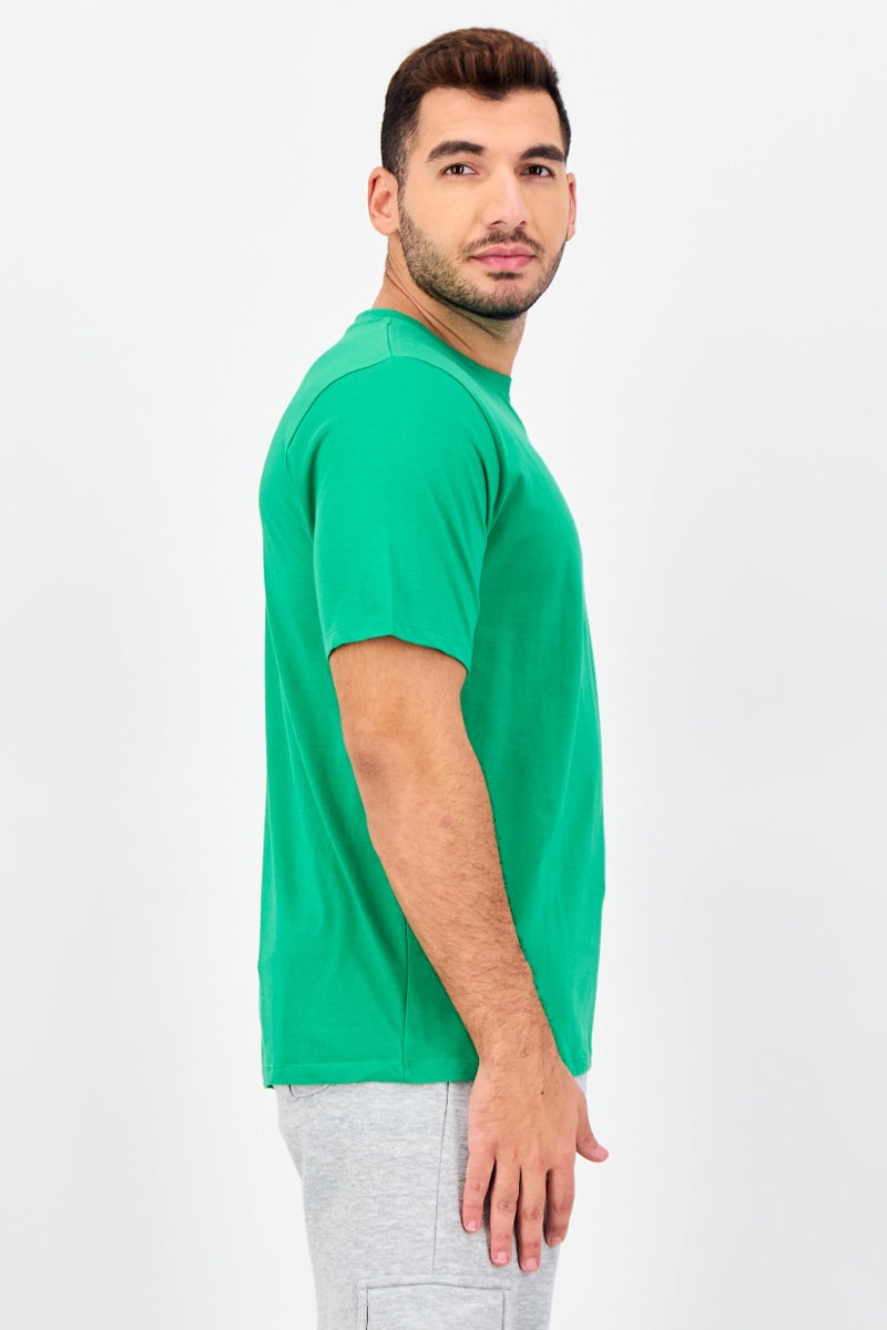 Champion Men Sportswear Fit Short Sleeve Outdoor T-Shirt, Green - Image 3