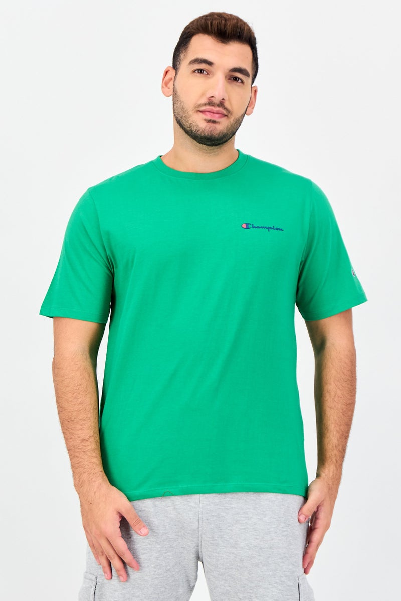 Champion Men Sportswear Fit Short Sleeve Outdoor T-Shirt, Green - Image 1