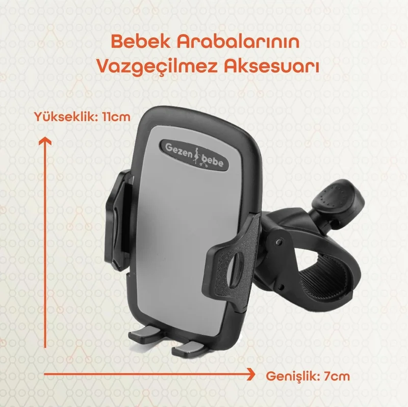 Gezenbebe Baby Stroller Phone Holder
