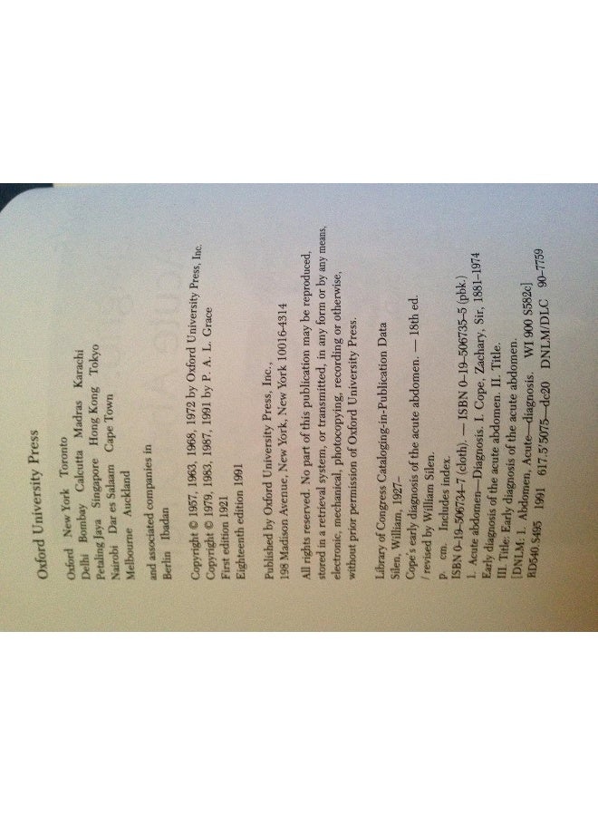 Early Diagnosis of the Acute Abdomen - Image 2