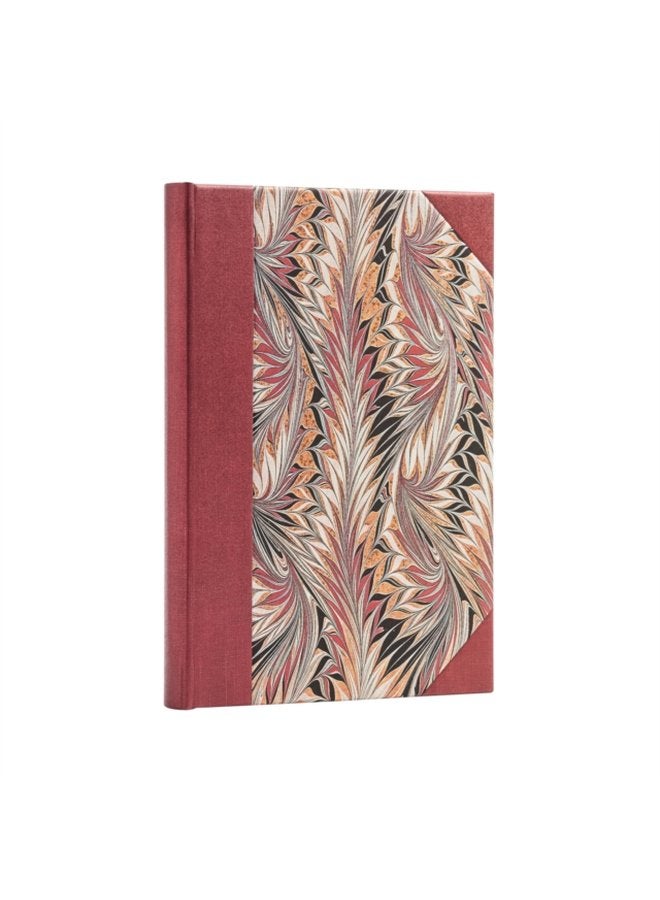 Rubedo Cockerell Marbled Paper Midi Unlined Hardcover Journal - Hardback