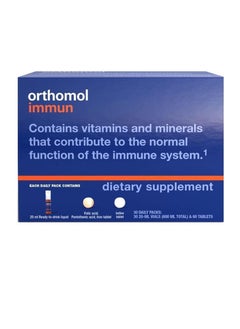 Orthomol Immun Vial, Immune Support Supplement,Capsule 30-Day Supply, Vitamins A B C D E Zinc Iodine 