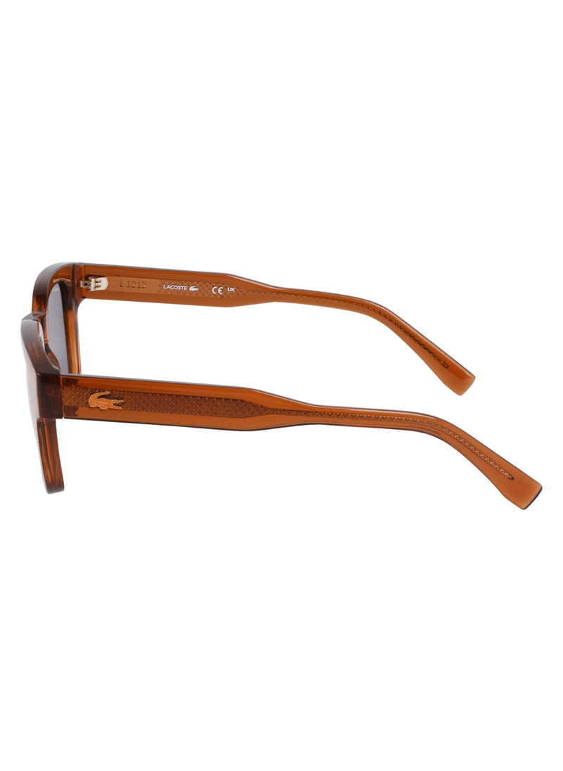 LACOSTE FULL RIM BIO INJ-G820 OVAL LACOSTE SUNS L6023S  4921 (210) BROWN  - Image 4