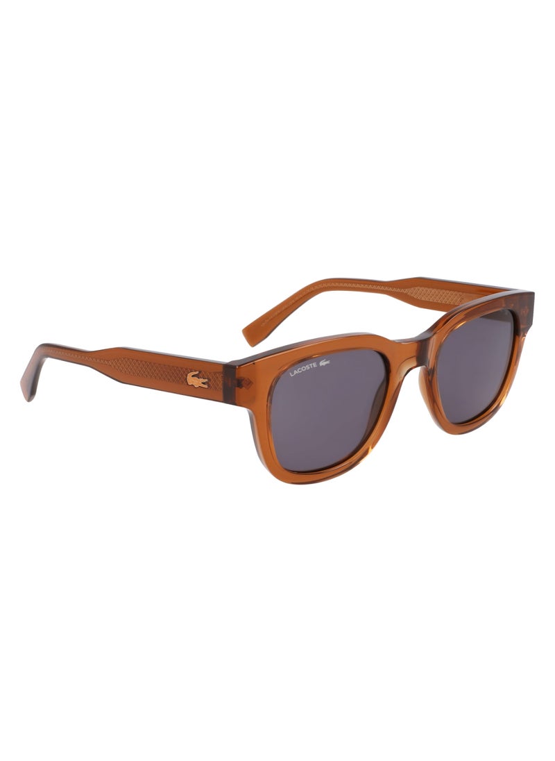 LACOSTE FULL RIM BIO INJ-G820 OVAL LACOSTE SUNS L6023S  4921 (210) BROWN  - Image 3
