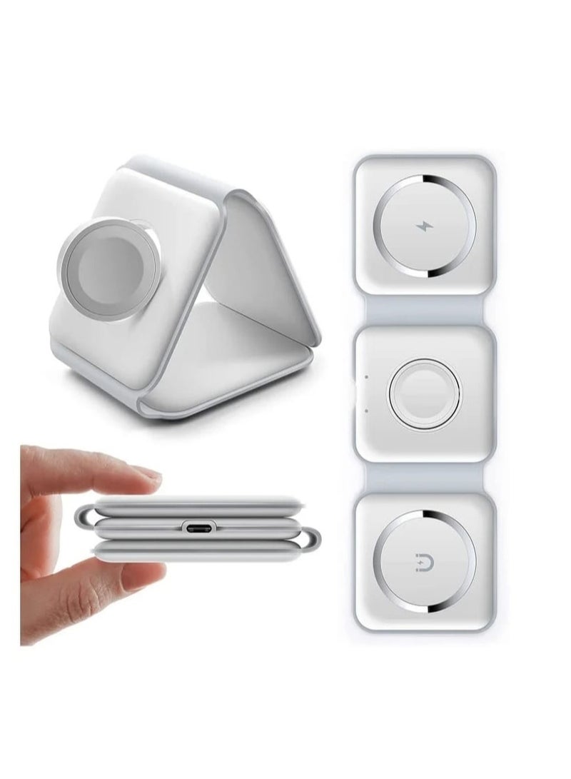 Magnetic 3 in 1 Foldable Charging Station for Apple Multiple Devices - Image 1