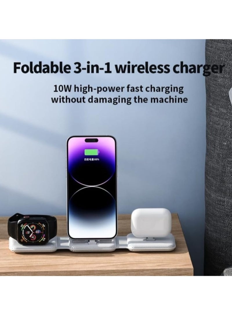 Magnetic 3 in 1 Foldable Charging Station for Apple Multiple Devices - Image 3
