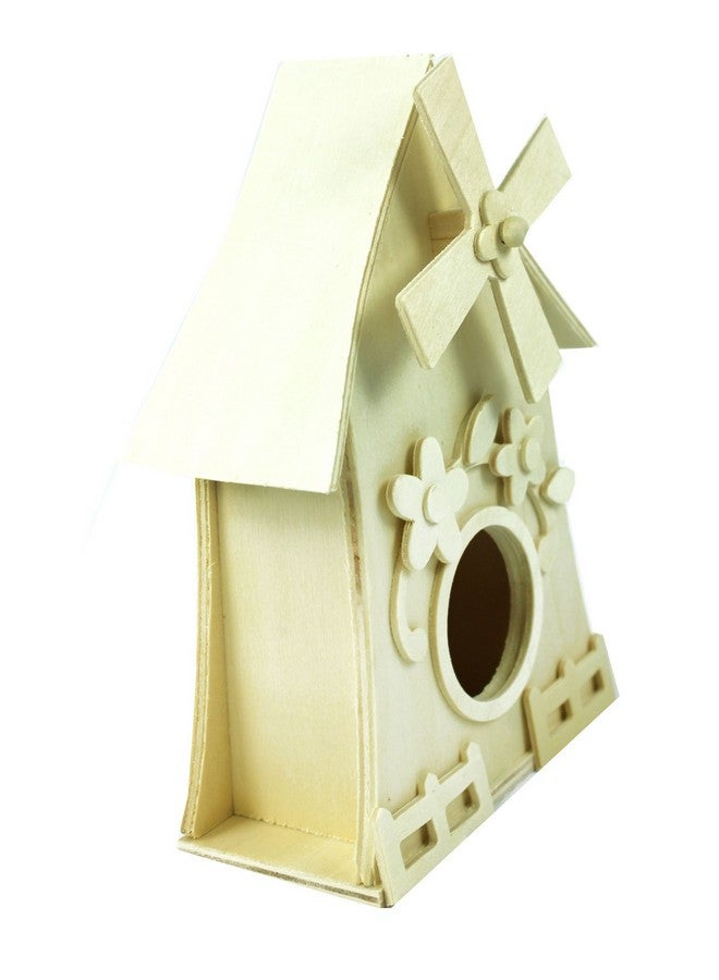 MasterPieces Works Of Ahhh Windmill Birdhouse Large Wood Paint Kit - Image 5