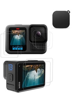SJet 2 PACK Screen Protector for GoPro Hero 13, Ultrathin Clear Tempered Glass Screen Protector with Camera Lens Cap  - Image 1