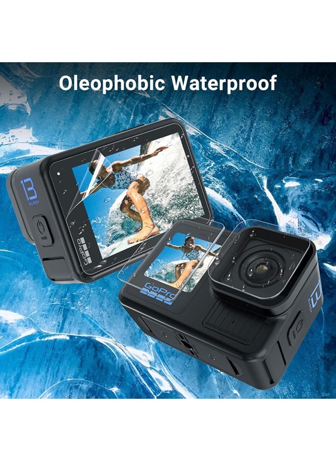 SJet 2 PACK Screen Protector for GoPro Hero 13, Ultrathin Clear Tempered Glass Screen Protector with Camera Lens Cap  - Image 5