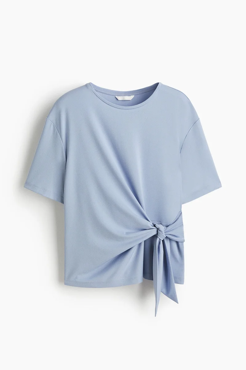 H&M Tie-detail top