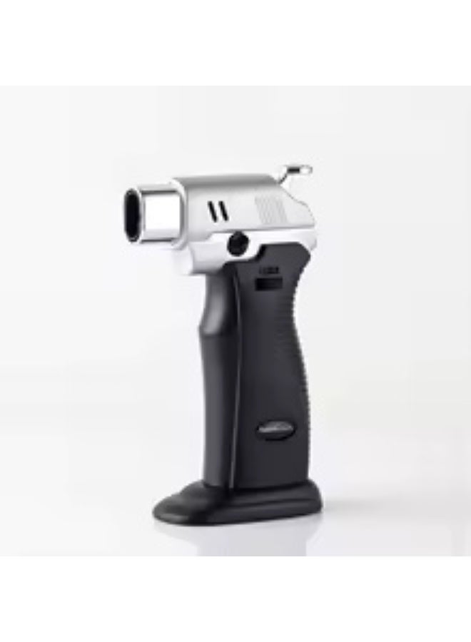 Adjustable Single/Dual Jet Flame Butane Gas Torch Lighter – Windproof Refillable Lighter with Flame Lock for Outdoor, Camping, BBQ, Kitchen, and Cigar Use Bundle - Image 2