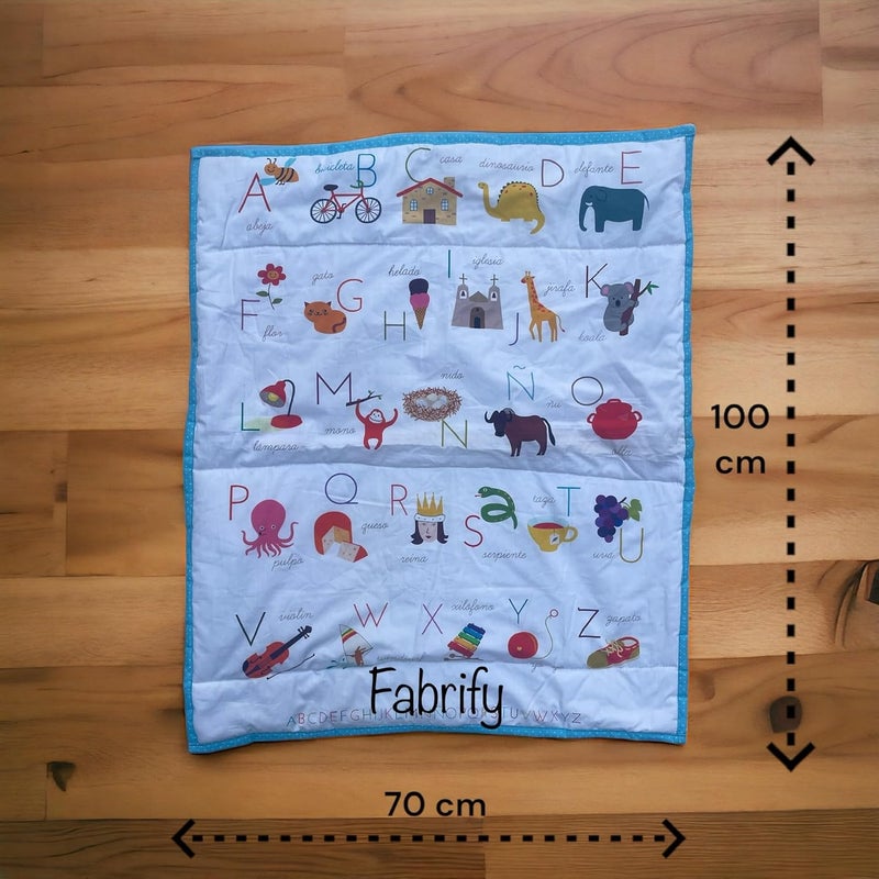 Fabrify 100 Cotton Baby Printed Mattress Godadi Rilka Bed Crib Cot Sheet Design 5 100x70 - Image 2