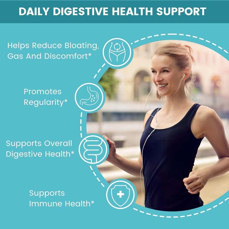Zentastic Probiotics  Prebiotics Supplement  50 Billion CFU  for Men  Womens Immune  Digestive Health  16 Strains  Shelf Stable  60 Delayed Release Veggie Capsules - Image 5