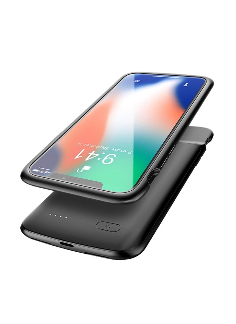 GULFLINK Silicone Slim Ultra Thin Smart Battery Case 6800 mAh For iPhone X/XS  - Image 3
