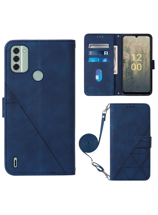 S-TOP Case For Nokia C31 Crossbody 3D Embossed Flip Leather Phone Case - Image 1
