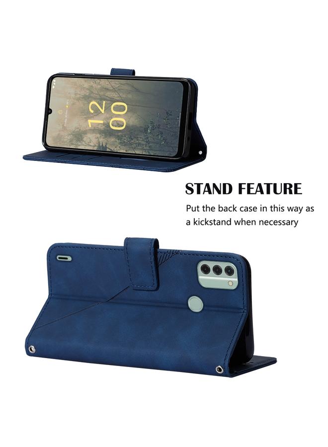 S-TOP Case For Nokia C31 Crossbody 3D Embossed Flip Leather Phone Case - Image 4