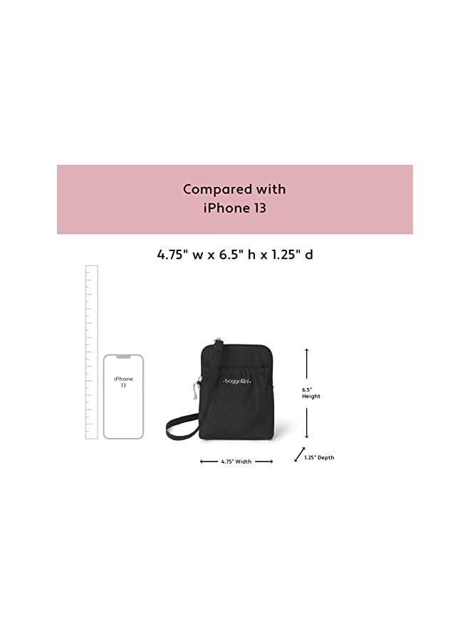 Baggallini حقيبة براينت للنساء مع تقنية RFID، حمراء، مقاس واحد - Image 3