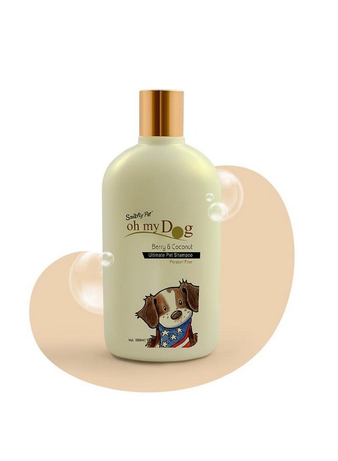 بت شامبو أوه ماي دوج 500 مل بنكهة التوت وجوز الهند للكلاب والجراء - Image 1