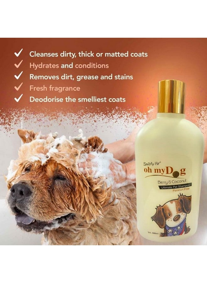 بت شامبو أوه ماي دوج 500 مل بنكهة التوت وجوز الهند للكلاب والجراء - Image 3