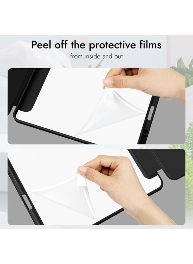 Case For Samsung Galaxy Tab A9 Case 8.7 Inch 2023 SM-X110/X115/X117 Tablet Cases Magnetic Smart Auto Sleep Wake Folding Stand Cover Black Night - Image 2