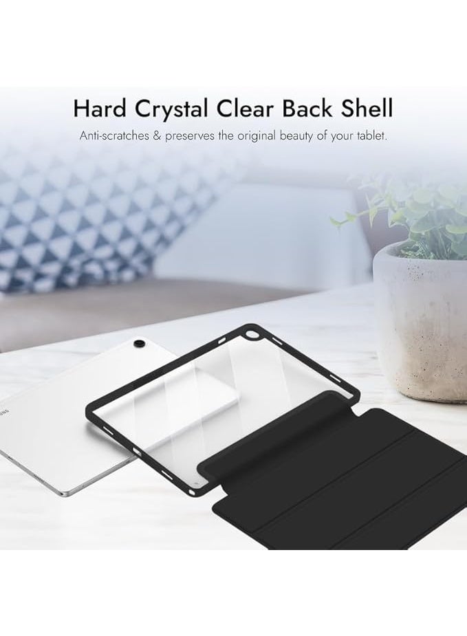 Case For Samsung Galaxy Tab A9 Case 8.7 Inch 2023 SM-X110/X115/X117 Tablet Cases Magnetic Smart Auto Sleep Wake Folding Stand Cover Black Night - Image 3