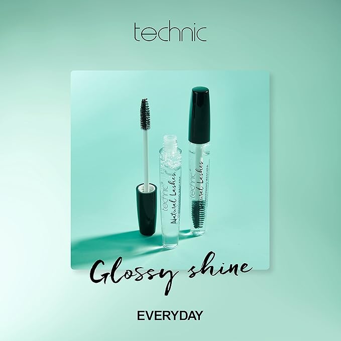 Technic Natural Lashes Clear Mascara Long Lasting Lightweight Conditioning Formula For Enhancing Lengthening Natural Healthy Lashes Vegan Formula 10 ml - Image 3