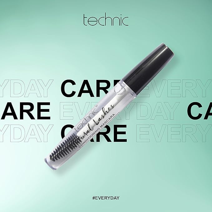 Technic Natural Lashes Clear Mascara Long Lasting Lightweight Conditioning Formula For Enhancing Lengthening Natural Healthy Lashes Vegan Formula 10 ml - Image 2