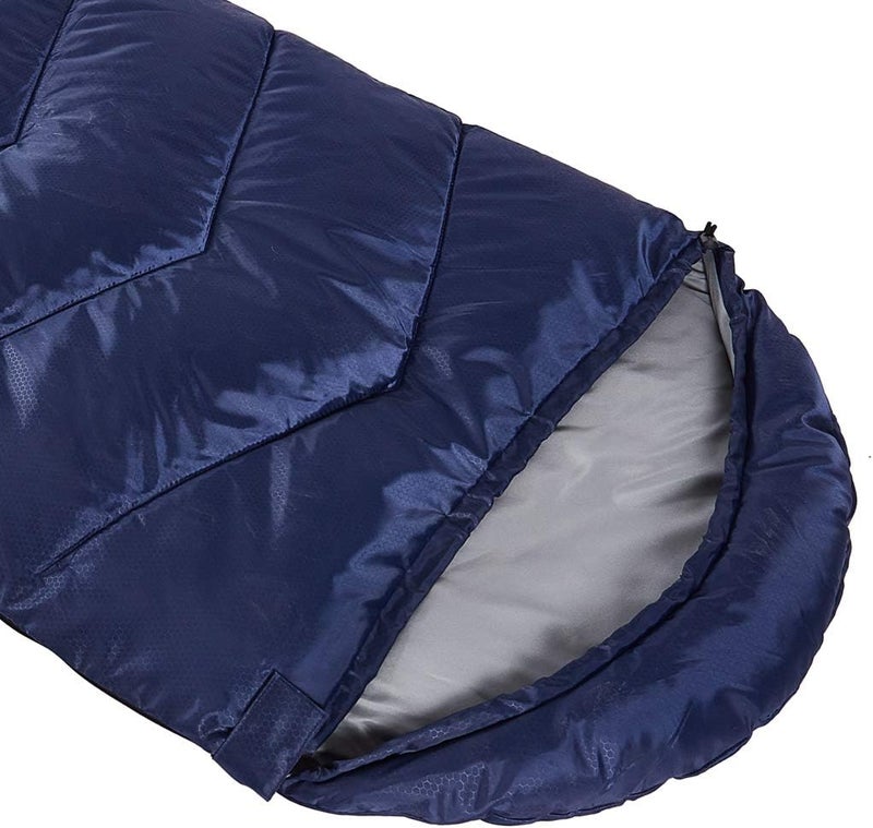 Flantree Sleeping Bag 4 Seasons Adults & Kids for Camping Hiking Trips Warm Cool Weather,Lightweight and Waterproof with Compression Bag,Indoors Outdoors Activities - Image 3