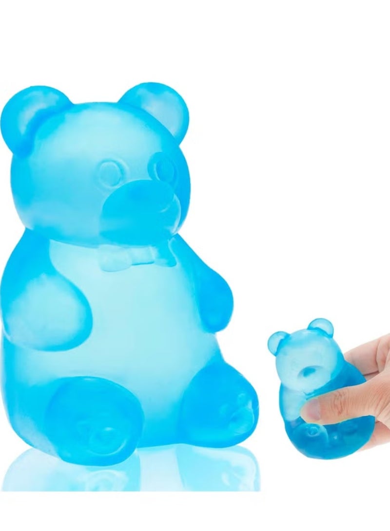 Squishy Fidget Toys Adults, Gummy Bear Stress Bear Squishy Balls, Sugar Filled Squishy Toys for Kids Stress Relief, High Density Squeeze Balls for Students Calming, Ultra Soft Fidget Toys for Anxiety Relief - Image 1