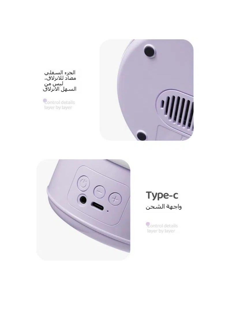 General Kulomi Wireless Bluetooth speaker, cartoon Bluetooth speaker with nightlight, portable mini wireless Bluetooth speaker, suitable for children, high volume Bluetooth 5.0 bedroom home office  - Image 5