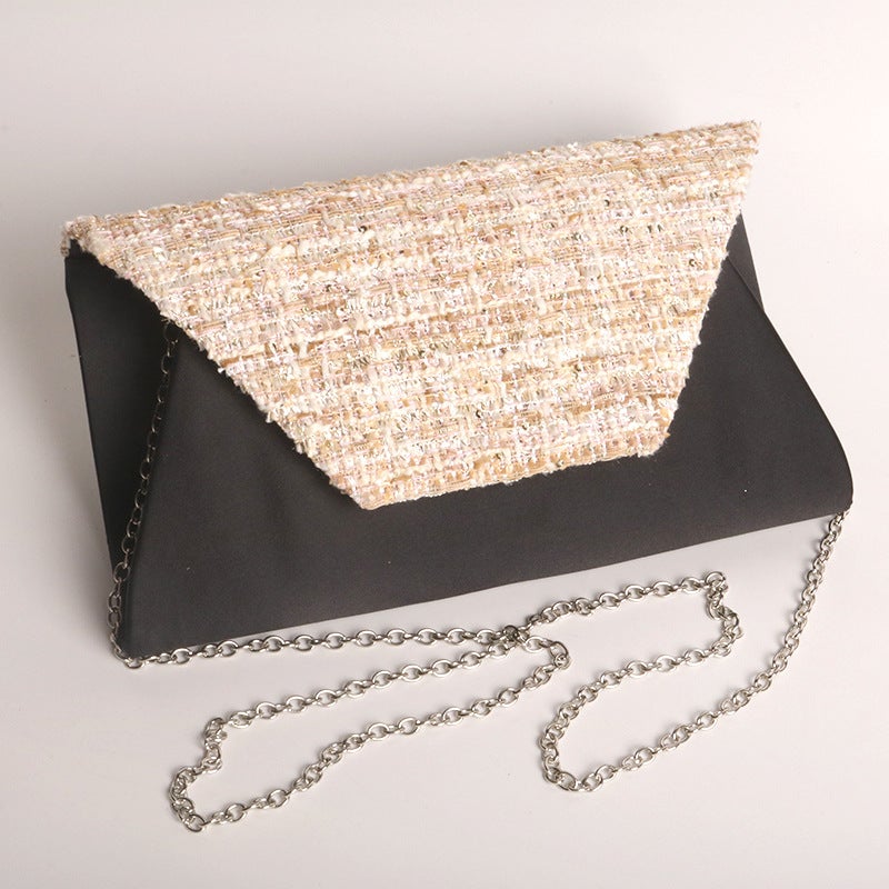 New Dinner Bag High-End Banquet Clutch Bag Ins Wind Shoulder Women'S Dinner Bag A Generation Of Hair - Image 3