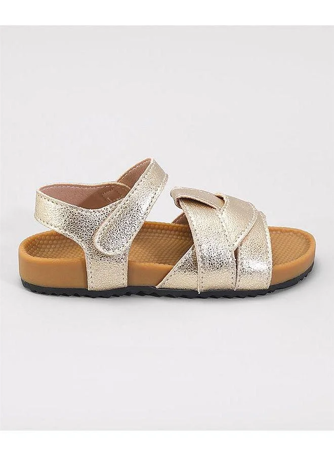 Mark & Mia Mark & Mia Velcro Closure Party Sandals - Silver