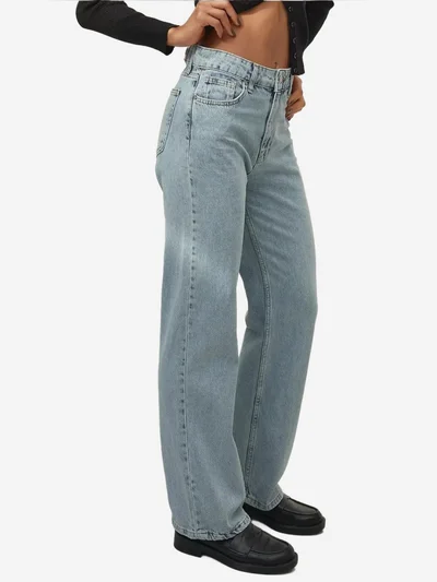 هيكاب جينز دينم مستقيم الساق