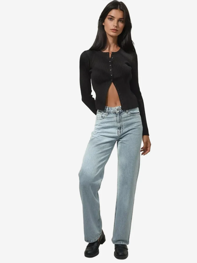 HICCUP Straight Leg Denim Jeans