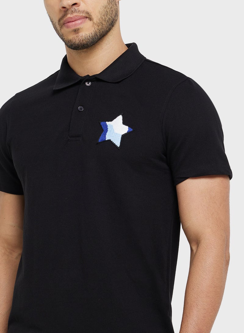 Robert Wood Logo Polo Shirt - Image 3