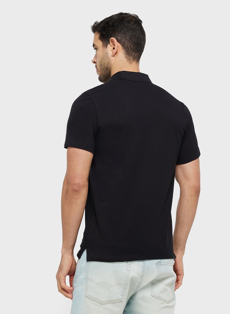 Robert Wood Logo Polo Shirt - Image 2