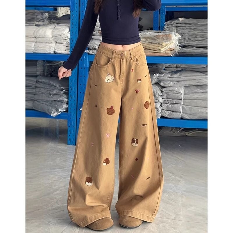 Unisex Casual Daily Denim Jeans - Image 1