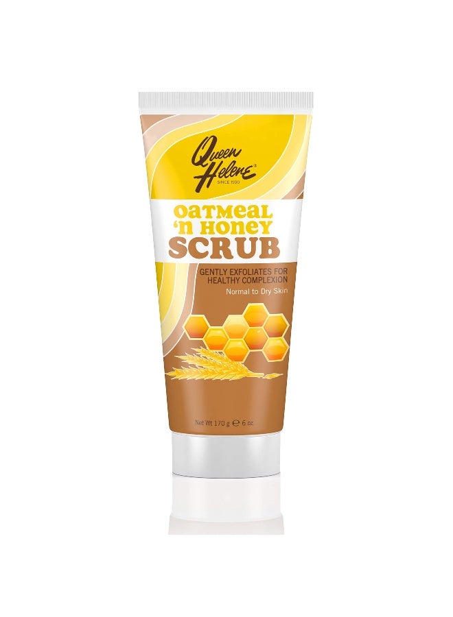 Queen Helene Para Laboratories Queen Helene Gentle Facial Scrub, Oatmeal & Honey, 6 Ounce - Image 1