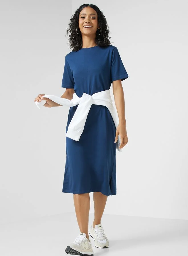 Ginger Basics T-Shirt Midi Dress