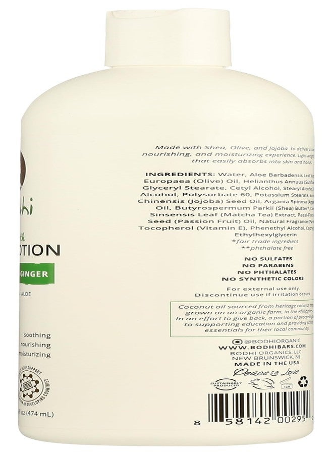 BODHI HANDMADE SOAP White Tea & Ginger Body Lotion, 16 FZ - Image 5